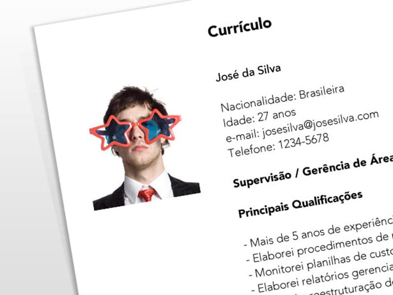 Gafes no Curriculum
